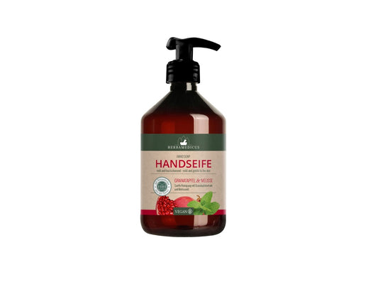 Hand soap 500ml - Pomegranate & Lemon Balm